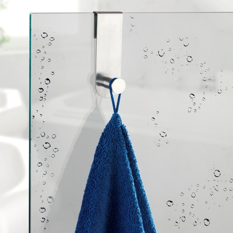 Shower wall hook, 6 - 10 mm, CELANO, Stainless steel