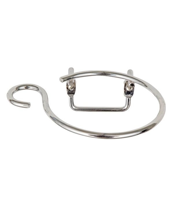 Hairdryer holder, MILANO, Chrome