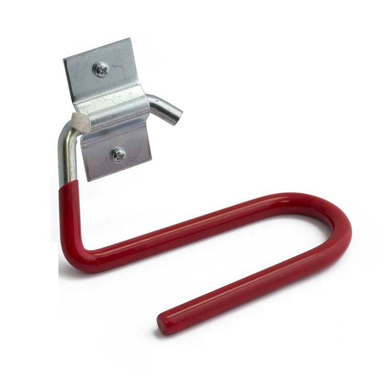 Ski holder Utility Hook, HABO, 11,5 cm, Steel, Röd