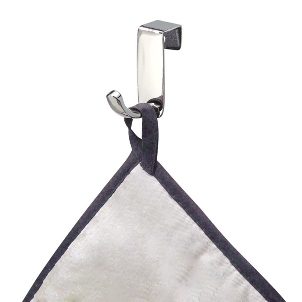 Hook over cabinet door, AXIS, Silver