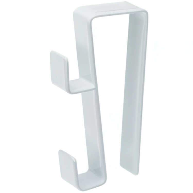 Hooks for cabinet /kitchen door, Set of 2, TOWER, Yamazaki, White