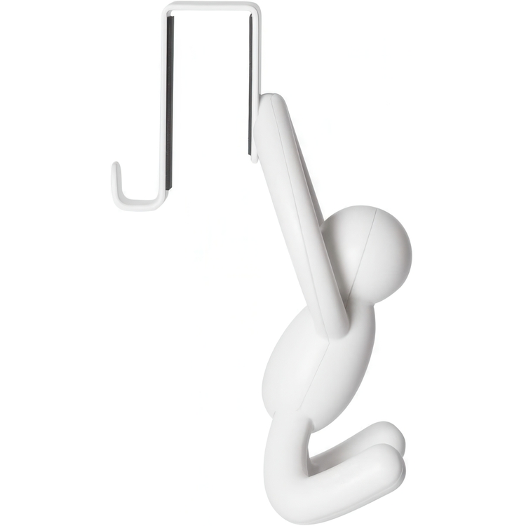 Hooks, over cabinet door, set of 2, BUDDY, Umbra, White