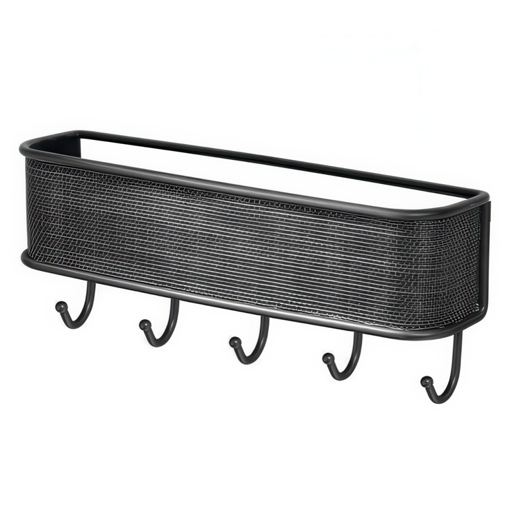 Poststand & hooklist, TWILLO WALL LETTER RACK, Black