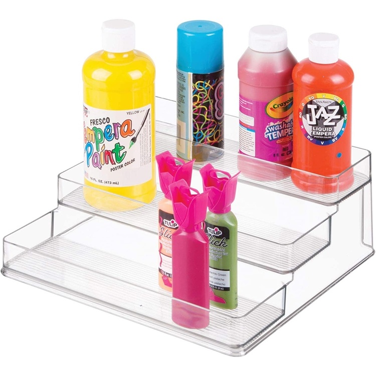 Spice Rack, 3-Tiered, COMPACT STADIUM, 26 x 23,5 x H 10 cm, Transparent