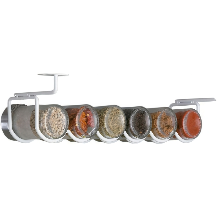 Spice Rack, 6 Slots, Under Shelf, COLGADOR ESPECIERO, Vit