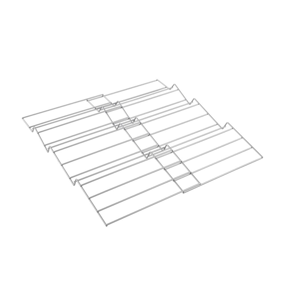 Drawer Insert, in metal, X-PAND, 26~51 x 47 x H 3 cm, Silver