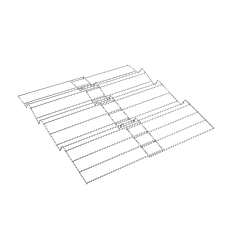 Drawer Insert, in metal, X-PAND, 26~51 x 47 x H 3 cm, Silver