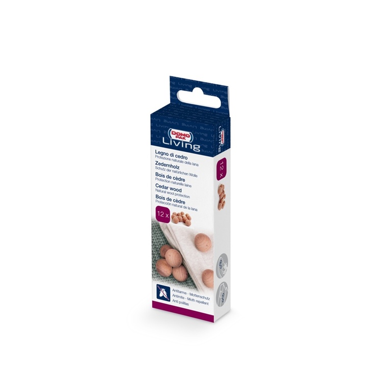 Ceder wood balls, Set of 12, LEGNO DI CEDRO, Ø 2,2 cm, Nature