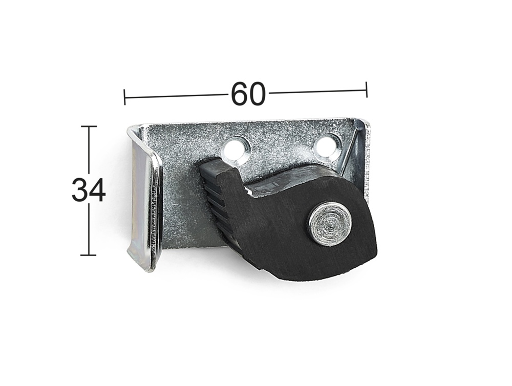 Tool holder with spring plate, HABO, black