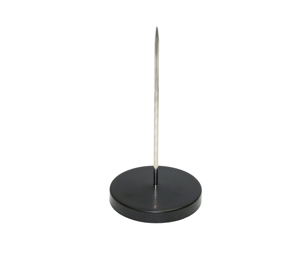 Memo holder / Receipt spike, CLASSIC, Ø 7 x H 5 cm, Black