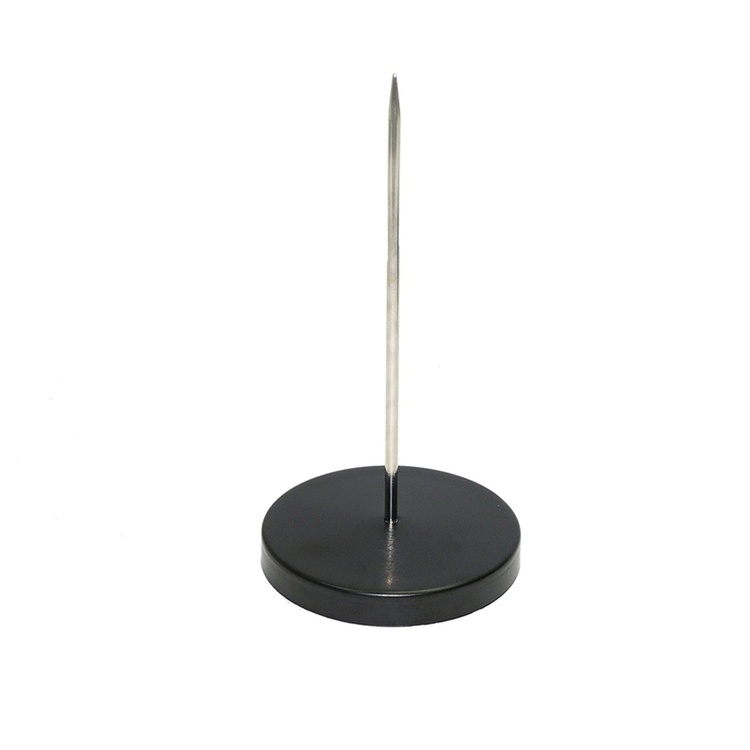 Memo holder / Receipt spike, CLASSIC, Ø 7 x H 5 cm, Black