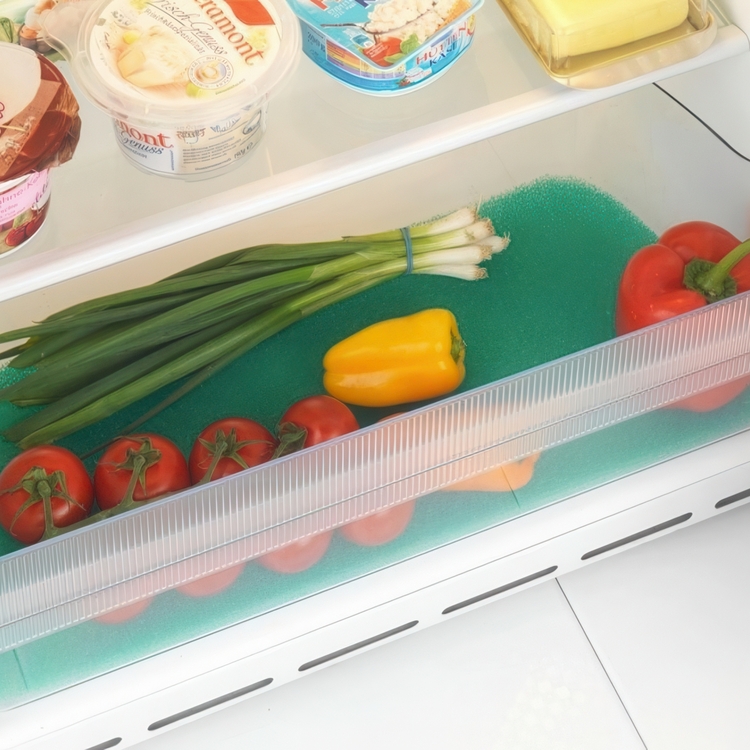 Preserver base for fruit and vegetables, STAY FRESH MAT, 46 x 30 cm, Green