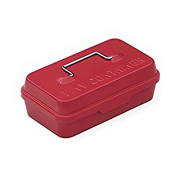 Small aluminium tin, TINY CONTAINER, 10,7 x 6,2 x H 3,4 cm, Hightide