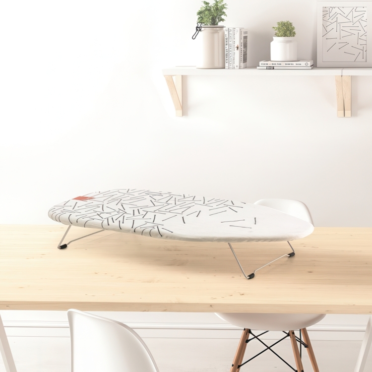 Desktop Ironing Board, Hangable, TABLA DE PLANCHAR, White / black