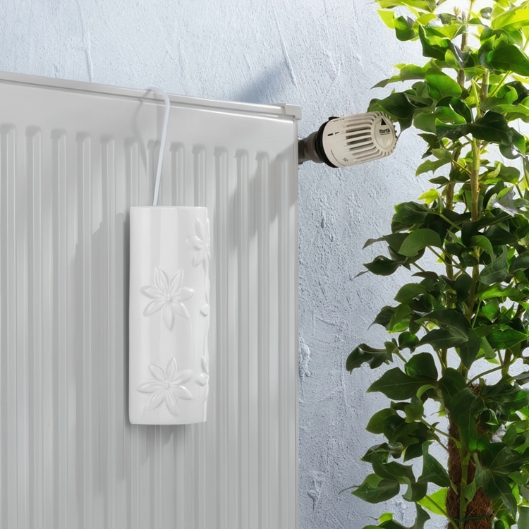 Hanging humidifier, Ceramic, FLOWERS LUFTBEFEUCHTER, White