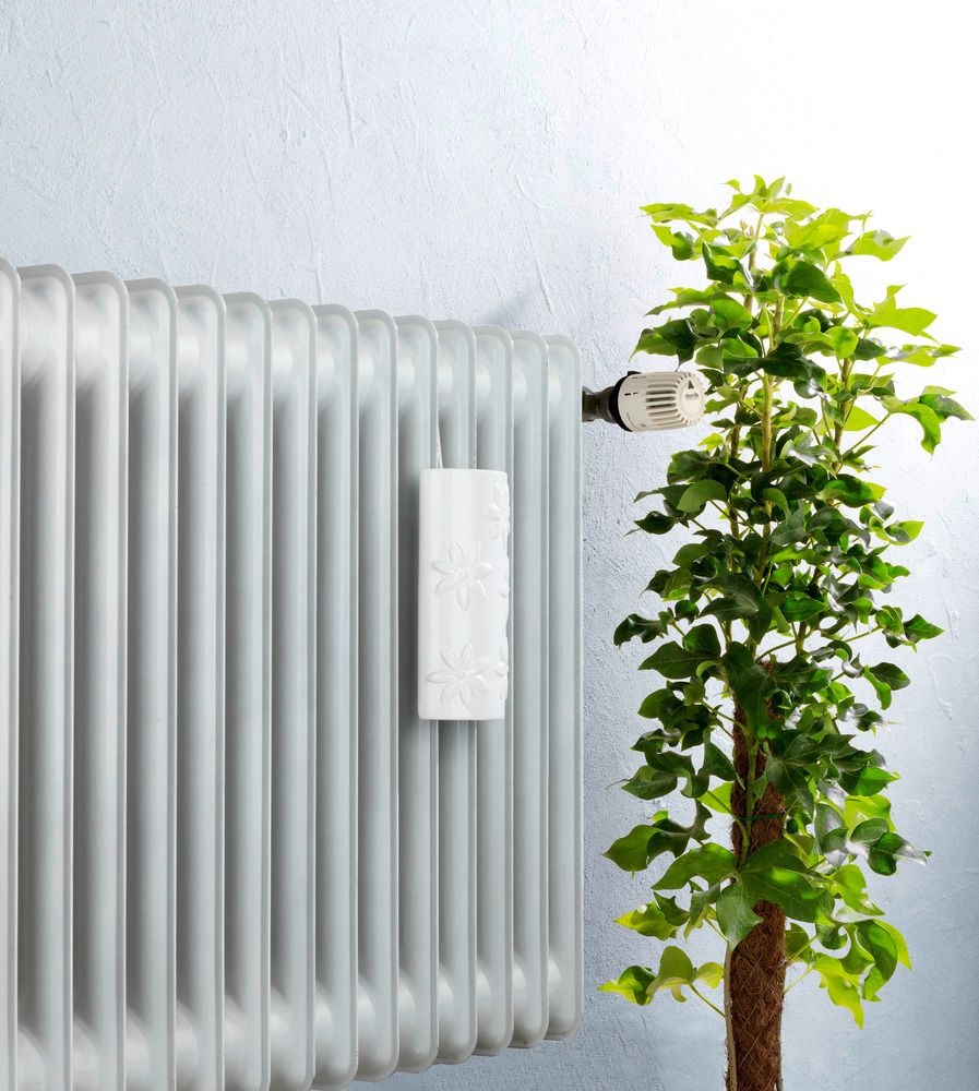 Hanging humidifier, Ceramic, FLOWERS LUFTBEFEUCHTER, White