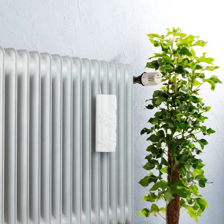Hanging humidifier, Ceramic, FLOWERS LUFTBEFEUCHTER, White