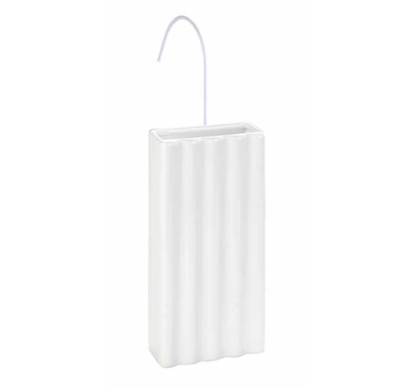 Hanging humidifier, Ceramic, STRIPES LUFTBEFEUCHTER, White
