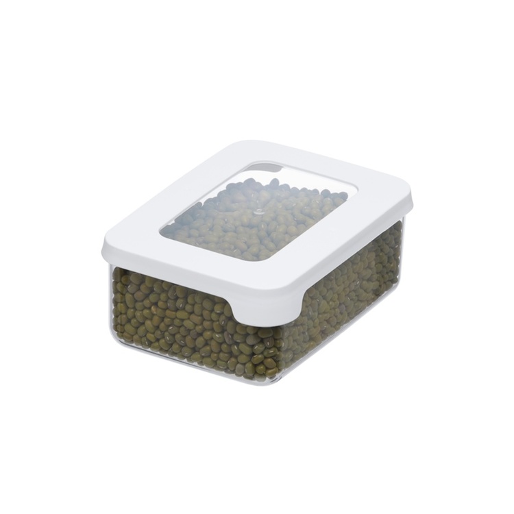 Transparent container, Airtight, 0,35 L, VISION, Clear / White