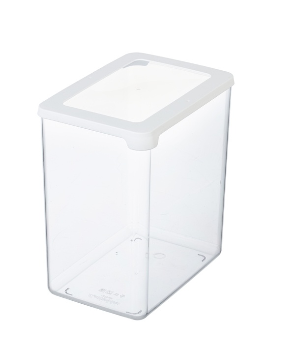 Transparent container, Large, 3,5 L, Airtight, VISION, Clear / White