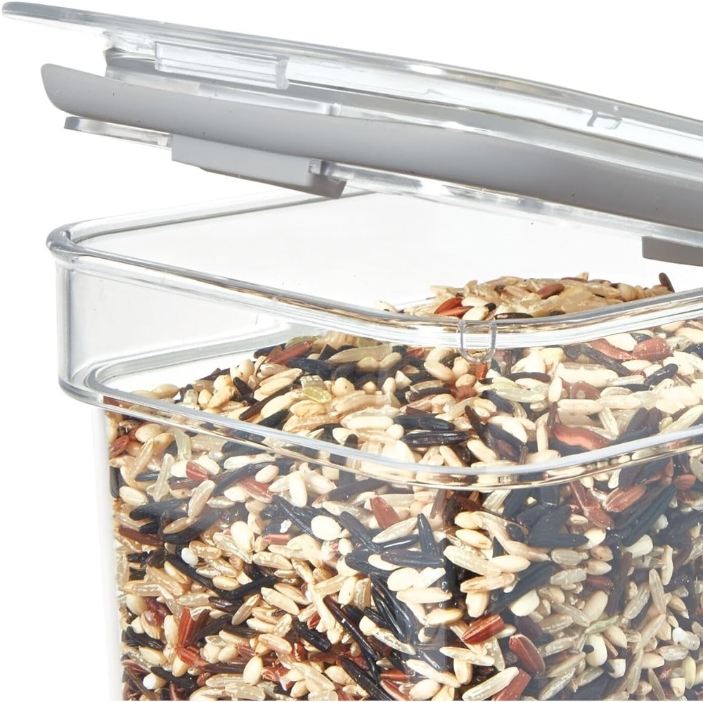Airtight Container, 0,9 L, iD FRESH SMALL TALL CANISTER, 5,5 x 13,5 x H 15 cm, Transparent 