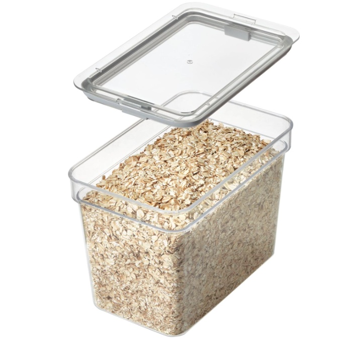 Airtight Container, 2,1 L, iD FRESH MEDIUM TALL CANISTER, 13 x 20,5 x H 15 cm, Transparent 