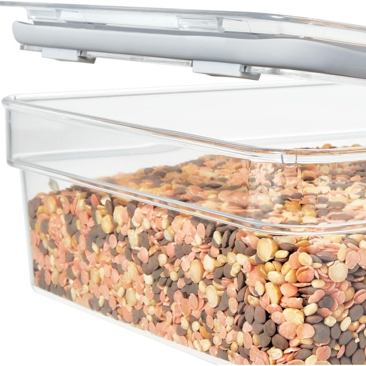 Airtight Container, 2 L, iD FRESH SHORT CANISTER, 20 x 26,5 x H 8 cm , Transparent 