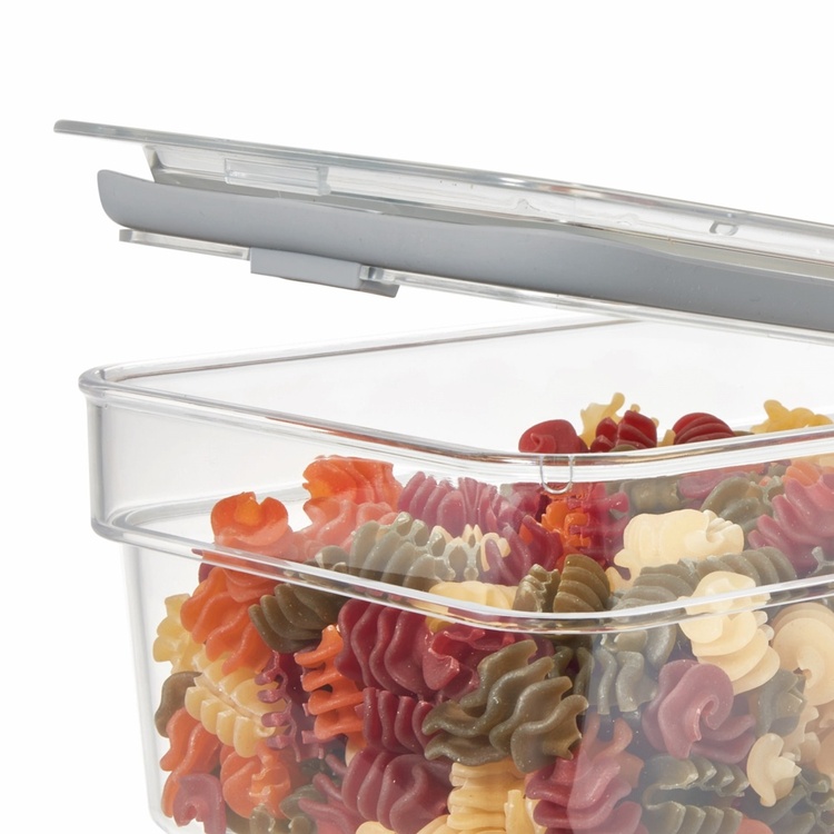 Airtight Container, iD FRESH SHORT CANISTER, 13 x 20,5 x H 8 cm , Transparent 