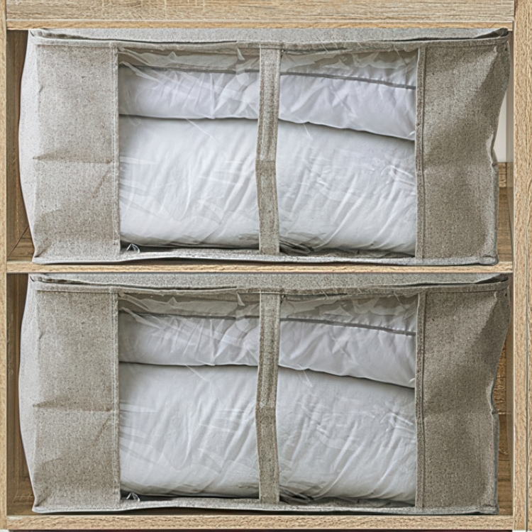 Storage bag, ORGA STORAGE BAG, 60 x 30 x H 45 cm, Beige-grey