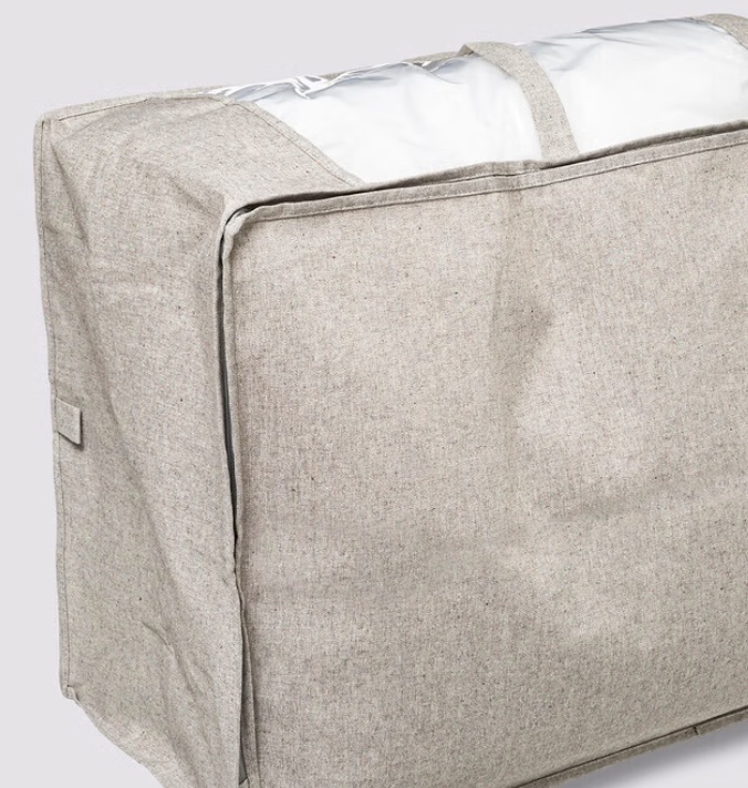 Storage bag, ORGA STORAGE BAG, 60 x 30 x H 45 cm, Beige-grey