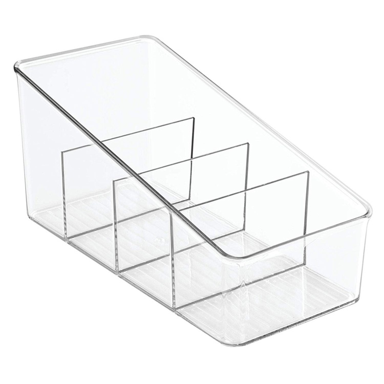 Cabinet Bin, PACKET ORGANIZER, 13 x 27 x H 13 cm, Transparent