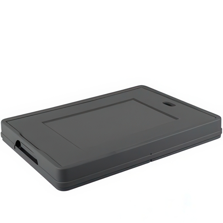 Box with lid, Foldable, 32 L, CLOSED FOLDING BOX, 49 x 36 x H24,5 cm, Dark Grey
