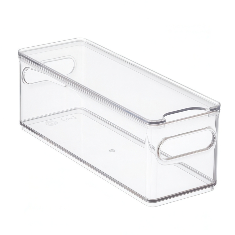 Storage Box, THE HOME EDIT NARROW FRIDGE BIN, 10,2 x 30,5 x H 10,8 cm, Transparent