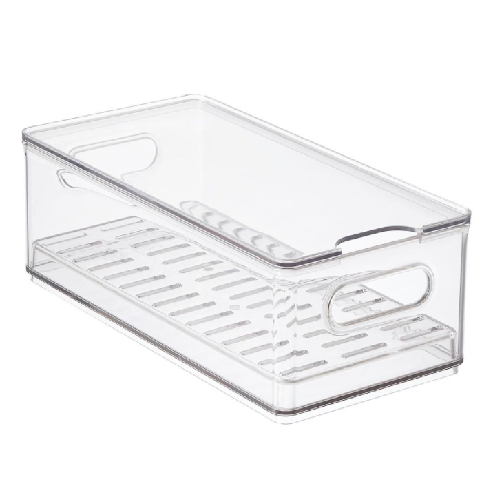Storage Box , THE HOME EDIT PRODUCE BIN, 15,2 x 30,5 x H10,8 cm, Transparent