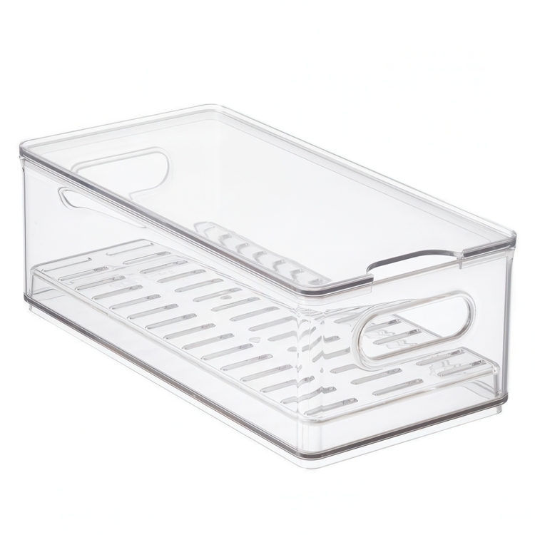 Storage Box , THE HOME EDIT PRODUCE BIN, 15,2 x 30,5 x H10,8 cm, Transparent