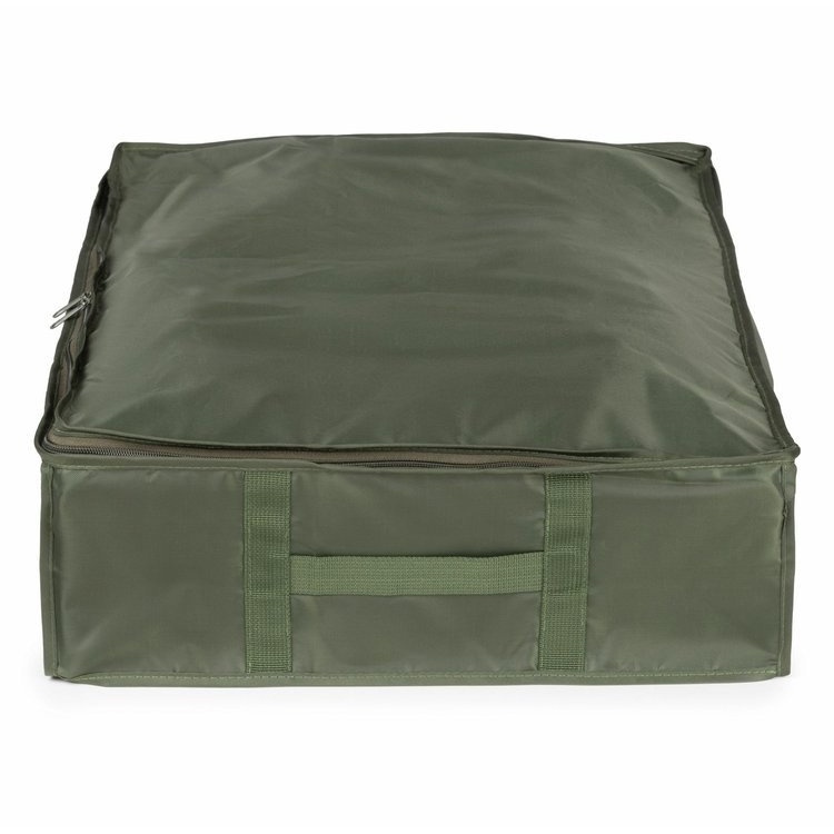 Box with vacuum bag, 145 L, ECOLOGICAL GREEN BOX, LARGE, 65 x 45 x H 15,5 cm, Green