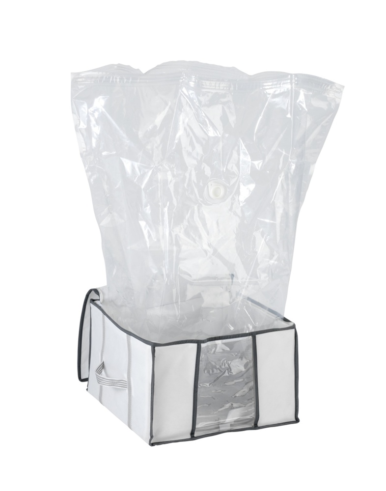 Box with vacuum bag, SOFT BOX, SMALL, 42 x 40 x H 25 cm, White