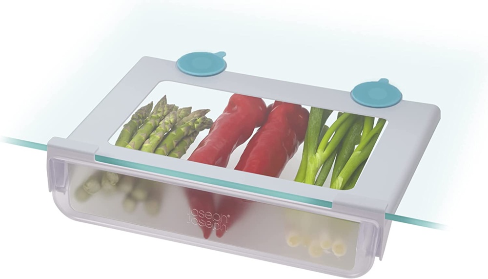 Under Shelf Drawer, JOSEPH JOSEPH FRIDGE-STORE , 31,3 x 25, 5 x H 8,5 cm, Transparent