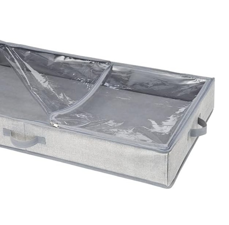 Box under-bed storage, ALDO, 91 x 53 x H 13 cm, Grey