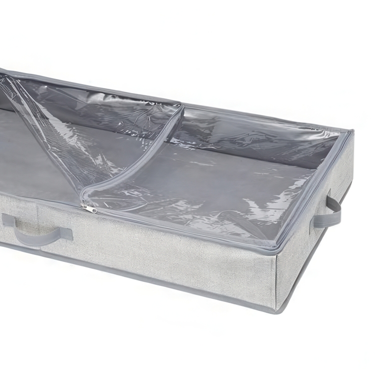 Box under-bed storage, ALDO, 91 x 53 x H 13 cm, Grey