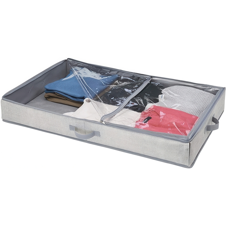 Box under-bed storage, ALDO, 91 x 53 x H 13 cm, Grey