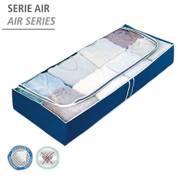 Under bed storage, Soft, AIR, 105 x 45 x H 15 cm, Blue