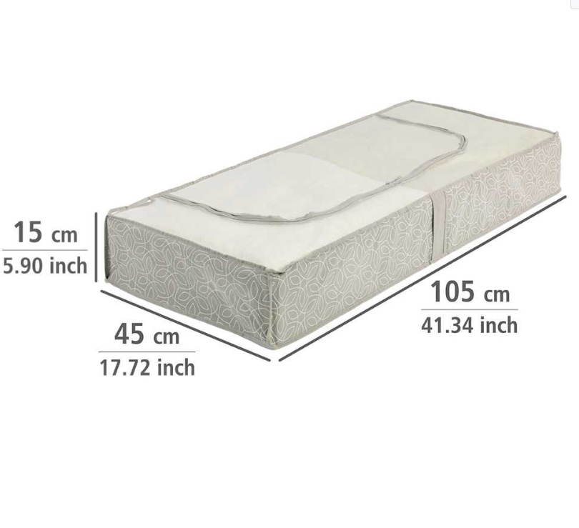 Under bed storage, Soft, BALANCE, 105 x 45 x H 15 cm, Beige