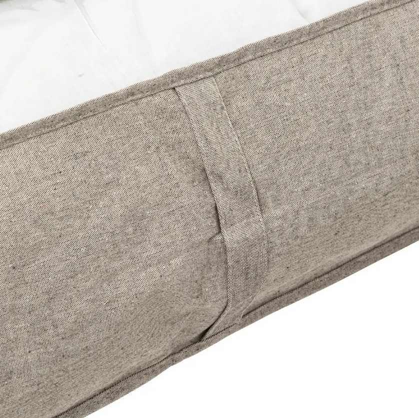 Under bed storage, Soft, ORGA, 100 x 45 x H 20 cm, Beige-Grey