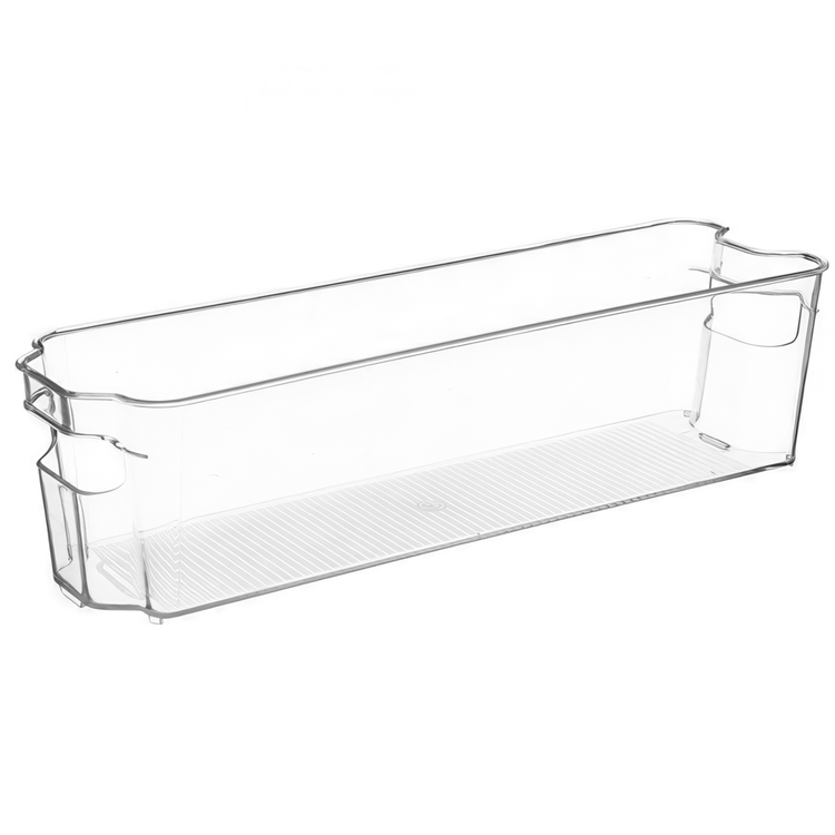 Storage tray, Slim, RANGEMENT FRIGO SMALL, 37 x 11 x H 10 cm, Clear