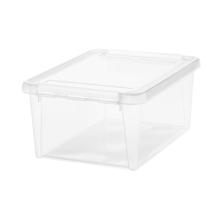 Box, SMARTSTORE 14L HOME, 40 x 30 x H18 cm, Clear / White