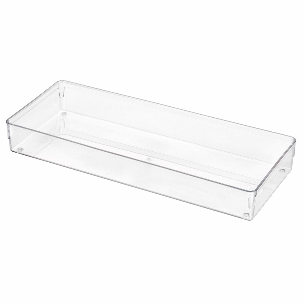 Drawer Organisers, iDESIGN DRAWER SOLUTIONS XL, 38,1 x 15,2 x H 5,1 cm, Transparent
