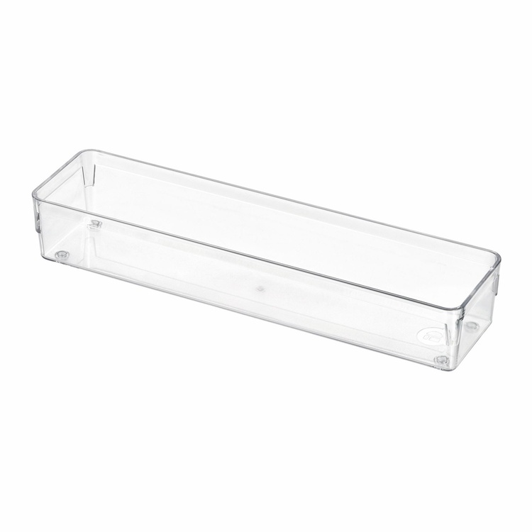 Drawer Organisers, iDESIGN DRAWER SOLUTIONS LARGE, 30,5 x 7,6 x H 5,1 cm, Transparent