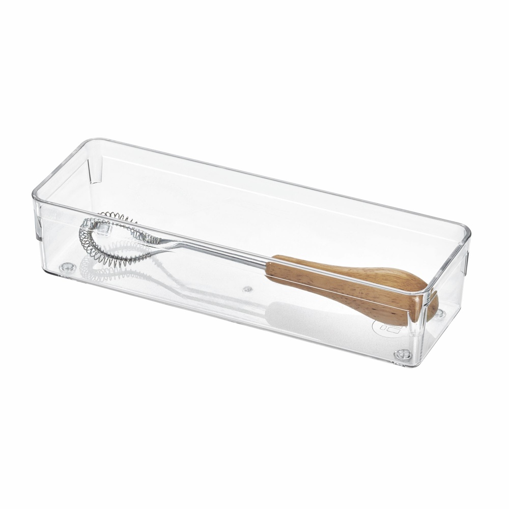 Drawer Organisers, iDESIGN DRAWER SOLUTIONS MEDIUM, 22,9 x 7,6 x H 5,1 cm, Transparent