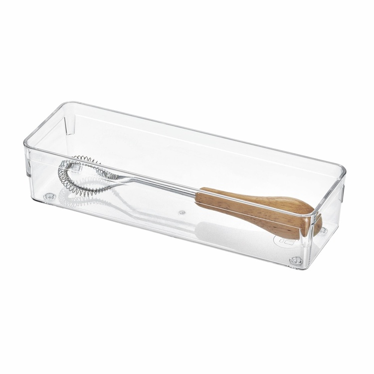 Drawer Organisers, iDESIGN DRAWER SOLUTIONS MEDIUM, 22,9 x 7,6 x H 5,1 cm, Transparent